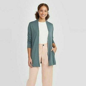 NWT Women's Open Neck Cardigan - A New Day Medium